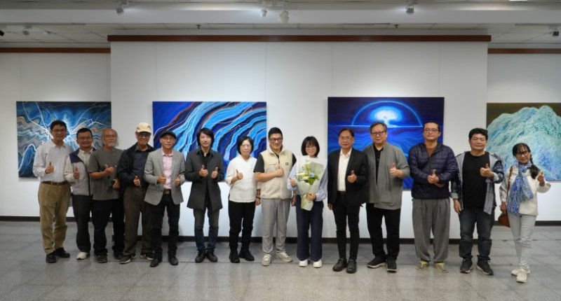 正修開學首展「樹河」胡采炘個展登場 45件作品呈現覺知與療癒的藝術旅程 新聞圖片
