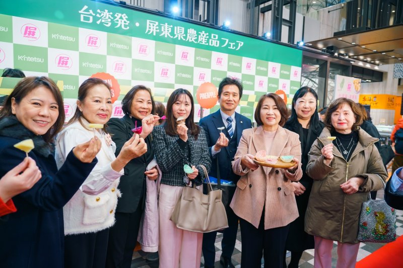 屏東優質農產進軍日本關西近鐵百貨  觀光客來台灣買更好