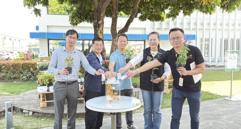 發票換綠意、植樹愛地球 可威攜手大發產業園區推動環保公益 新聞圖片