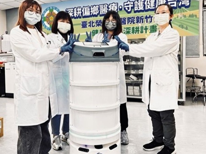 北榮新竹分院導入檢體傳送機器人 打造智慧醫療新模式 新聞圖片