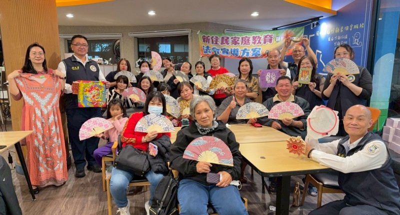 蠟染繪文化 移民署邀澎湖新住民體驗印尼之美 新聞圖片