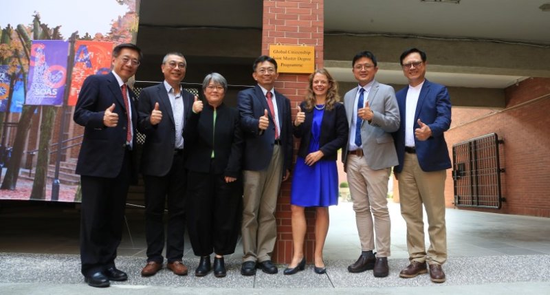 台英聯合辦學首例 中山大學全球公民權碩士學程揭牌 新聞圖片