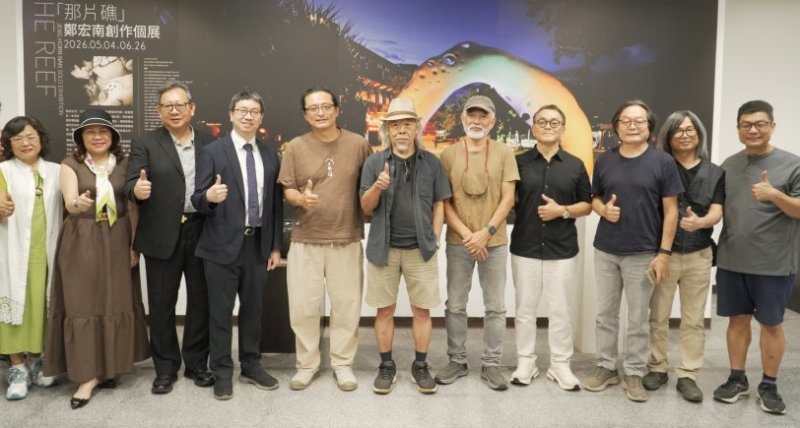 正修科藝處「那片礁鄭宏南個展」登場 以石雕與陶藝交織海洋記憶與生命感知