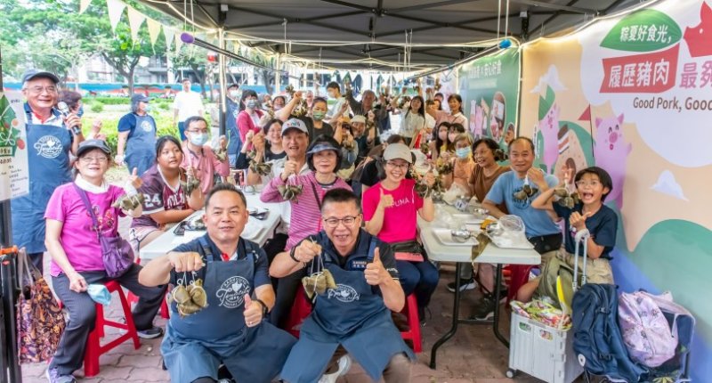神農市集擠爆!「粽夏好食光」履歷豬肉包粽體驗超吸睛