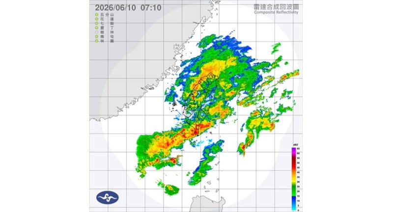 今中南部雨勢明顯 氣象署曝「這期間」豪大雨再襲台