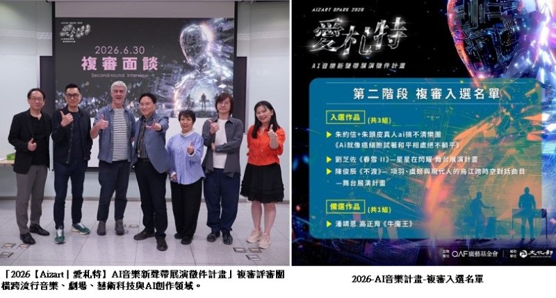 走出虛擬登入實體，激盪人機共創新火花 愛札特AI音樂展演徵件 三組入選作品揭曉！