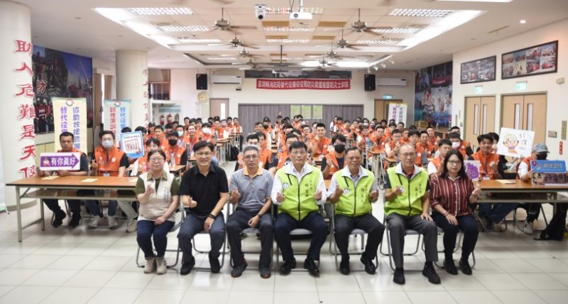 替代役備役役男防災救護組訓練  林皆興勉成為防災救護堅實後盾