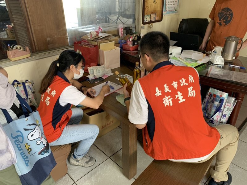 嘉義市追查臺南市衛生局通知問題苦茶油流向及下架回收情形