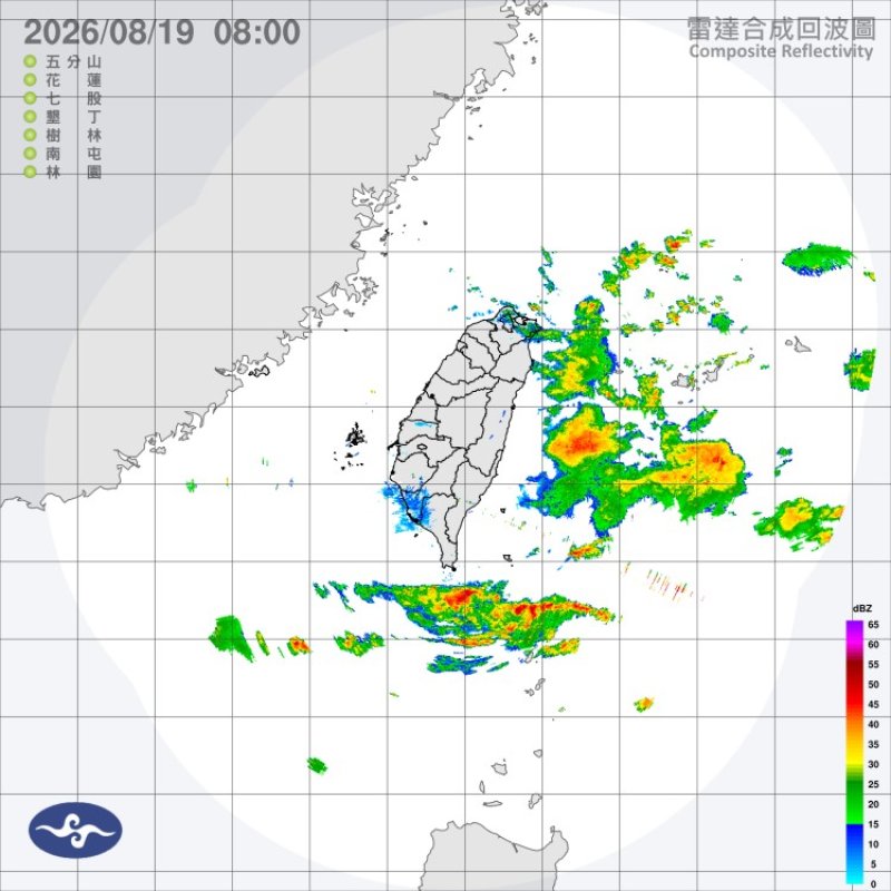 週三全台慎防雨彈 南部防午後雷陣雨