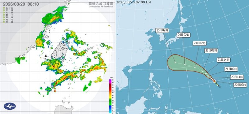 「沙德爾」恐升強颱路徑曝光!今全台防豪大雨
