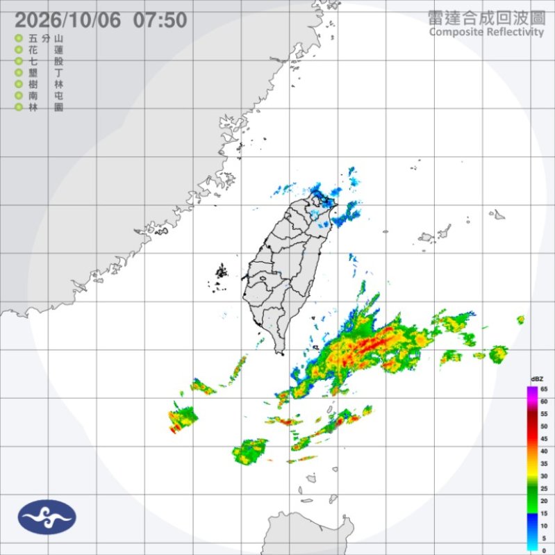 週二降雨趨緩下探20度
