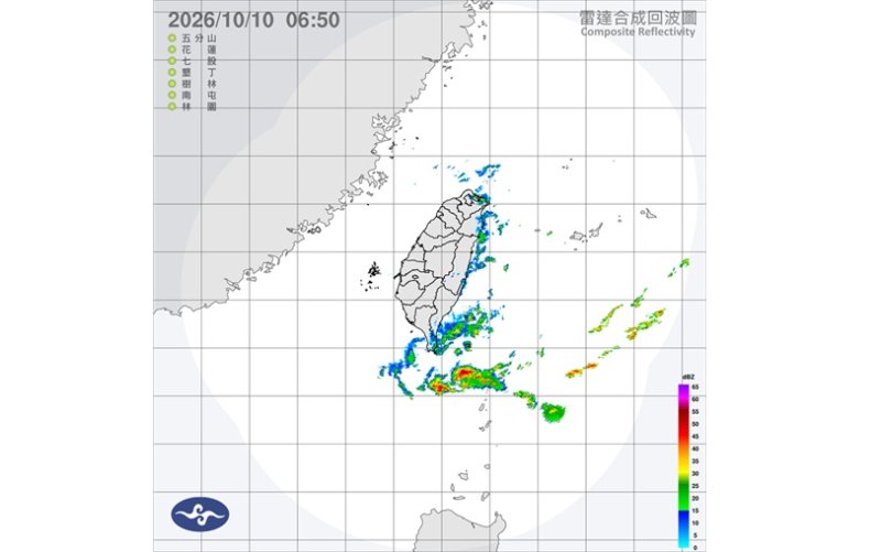 週六國慶日迎風面局部雨 白天偏熱留意日夜溫差