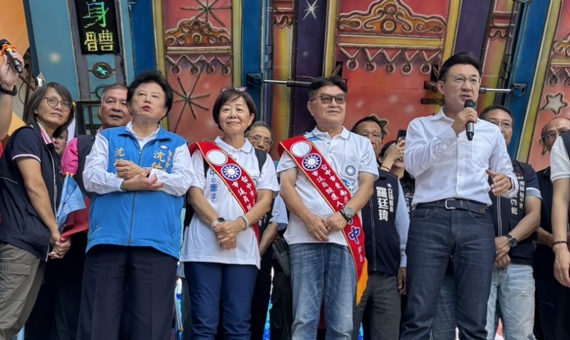 李中、江啟臣南區聯合競選總部雙十成立 盧秀燕、胡志強齊聚關注臺中發展 民間文化團隊同步祝賀