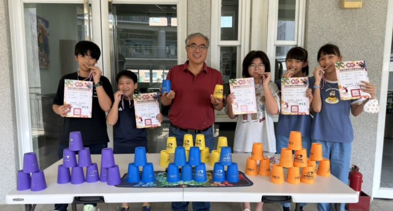 堅持三年半，河堤國小疊杯隊站上巔峰！勇奪高雄市首屆競技疊杯聯賽冠軍