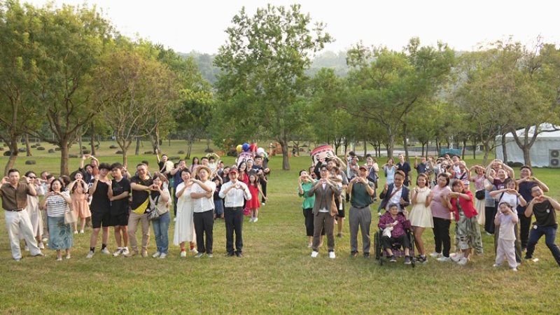 嘉義阿里山神木下婚禮20周年「大囍之日•幸福回嘉」幸福再聚