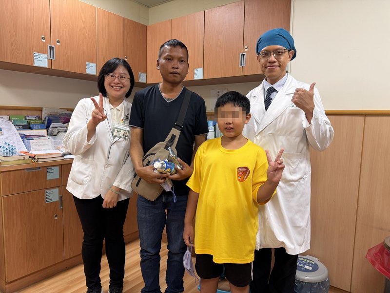 義診牽善緣 澎湖男童台中慈濟醫院就醫重拾深呼吸